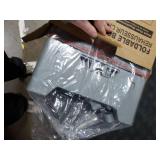 Orzbow Portable High Chair with Tray, Foldable Booster Seat for Travel Toddlers 6-36 Months, Baby Chair for Dining Table, Camping, Beach, Portable Booster Chair, Up to 33 lbs Baby, Grey