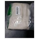 NICETOWN Natural Linen Blend Cafe Curtains 24 inch Length, Rod Pocket & Back Tab Semi Sheer Privacy Window Treatments Light Filtering for Kitchen, W42 x L24, 2 Panels