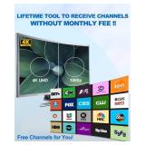 TV Antenna Indoor, Digital Amplified Indoor HDTV Antenna, 1080p VHF UHF Television Local Channels Detachable Signal Amplifier and 16.5ft Long Coax Cable