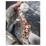 Hopearl Glowing Dancing Giraffe Toy Repeats What You Say Talking Toy Wriggle Singing Mimicking Twisting Electric Light Up Interactive Animated Speaking Gifts for Kids, Brown, 13