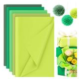 Koogel 330 Sheets Green Tissue Paper, 14 x 10 Inch Wrapping Paper Bulk for Gift Bags Gift Wrapping Birthday Party Wedding Holiday DIY Crafts