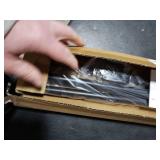 GXOACKJ Curtain Rods for windows 32-48 inch, 5/8 inch Decorative Curtain Rod Set, Matte Black Splicing Heavy Duty Metal Curtain Rod with Brackets