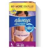 Always Discreet Maximum Incontinence Underwear Large 28pk