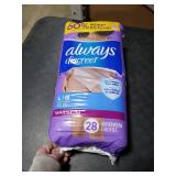Always Discreet Maximum Incontinence Underwear Large 28pk