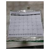 OuMuaMua Wall Calendar 2026, Calendar Wall 2026-2027, Jan. 2026 to Jun. 2027, 14 X 11.5 18-Month Paper Hanging Planner Wall with Thick Paper, Ruled Blocks for Office Home Planning & Organizing BENT