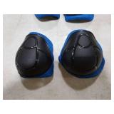 Kids Protective Gear Set - Knee Pads Elbow Pads with Wrist Guards for Ages 3-12 | 3-in-1 Safety Protective Gear for Skating, Cycling, Biking, Roller Skates, Scooters (Blue, M(8-12Years))
