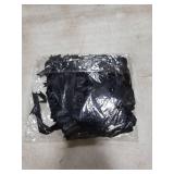 Riceshoot Black BULK Stain Ribbon Bows 5x7 Inch Twist Tie Bows for Gift Wrapping Cake Treat Bags Craft DIY Gift Wedding Baby Shower Birthday Party Decorations