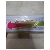 Fvonzn Tension Curtain Rod 26 to 48 Inch Adjustable Tension Rods BULK Expandable Spring Tension Rod White No Drilling for Closet Kitchen Cupboard Wardrobe Door Bookshelf DIY Projects