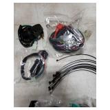 Full Wiring Harness Loom Coil Regulator CDI Solenoid Relay Spark Plug for 4 Stroke ATV 50cc 70cc 90cc 110cc 125cc Dirt Pit Bike Electric Start Engine by OTOHANS AUTOMOTIVE, Black