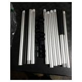 13 FT Gutter Cleaning Tool, Roof Gutter Brush, Clear Leaves from Roof Gutters Without a Ladder, Includes 2 Cleaning Brushes & Black