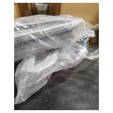 HOUSE DAY 14 Inch Kids Velvet Hangers 50 Pack, Durable Big Kid Hangers for Youth, Teen, Non Slip Kids Felt Hanger, Cute Childrens Hanger for Closet, Grey