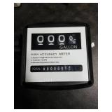 SUPERFASTRACING 1 Mechanical Fuel Flow Meter 7-20 GPM 4-Digital Batch Display for All Fuel Transfer Pumps, 50 PSI