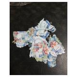 Skylety 20 Pcs Winter Diamond Art Ornaments Snowman Diamond Painting Kit for Adult 5d DIY Gift Wrap Tags with Rope Winter Hanging Ornaments for Home Party Craft Decor(Blue)