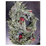 ESTABA 6FT Artificial Cedar Christmas Garland for Mantle Christmas Decorations Real Touch Realistic Greenery Faux Pine Garlands for Xmas Home Decoration Fake Winter Indoor Outdoor Garland Door Decor
