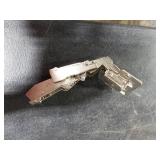 Juexica False Cabinet Front Clip False Drawer Front Clips Sink Tip Out Snap with Screws Screwdrivers for Hardware Replacements(8 Pairs,Transparent)