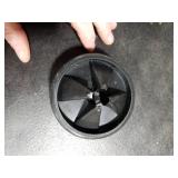 Qryuvfek 2PCS Garbage Disposal Splash Guards, 3 3/8 Upgraded Noise-Reducing Nitrile Collar Drain Plug, Sink Baffle QCB-AM Replacement for InSinkErator Evolution Series, Black