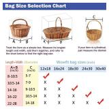 Wowfit Cello Bags, 10 CT 12x18 Inch Medium Clear Cellophane Bags for Wrapping Birthday and Holiday Gifts, and More (Flat, No Gusset, Medium Size, Ribbon NOT Included)