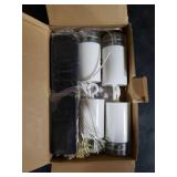 Admitrack String Lights Christmas Lights,198 LED 8 Modes Dimmable with Remote Control, Waterproof Copper Wire Decorative Hanging Lights for Party Patio Garden Decoration (Warm White, 4PC)