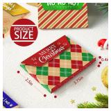 PAIVSUN MultiPCS Christmas Gift Card Holder, Small Gift Card Boxes, 3.75 x 2.56 Kraft Paper Xmas Presents Wrapping Decor Supplies for Cards Money Cash Holder Invitations Party Favor