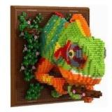 YKHQ 3D Chameleon Building Block Wall Art