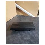 Renawe Small Black Bathroom Decor Tray for Counter Dish Soap Holder Wooden Pedestal Stand for Kitchen Sink Soap Dispenser Wood Risers Kitchen Accessories Countertop Vanity Counter Sponge Sink Tray