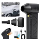 MeiAid Snow Whiz LED Turbo Blower, 2026 Upgrade Snow Blower, 3 Gear Adjustable Super Power Turbo Breeze Electric Blow - Handheld Mini Turbo Snow Blower for Car, Home, Keyboard, Computer