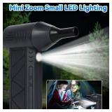 MeiAid Snow Whiz LED Turbo Blower, 2026 Upgrade Snow Blower, 3 Gear Adjustable Super Power Turbo Breeze Electric Blow - Handheld Mini Turbo Snow Blower for Car, Home, Keyboard, Computer