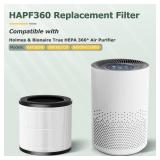 HAPF360 Type J Replacement Filter Compatible with Holmes True HEPA 360 Air Puri-fier HAP360W and Bionaire True HEPA 360° Air Puri-fier, 2 Pack