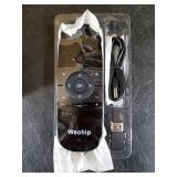 WeChip W1 Universal TV Remote Air Mouse, Wireless Keyboard Fly Mouse 2.4GHz Connection Air Remote Keyboard Mouse for Android TV Box/PC/Smart TV/Projector/HTPC/All-in-one PC/TV (w1)