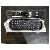 WeChip W1 Universal TV Remote Air Mouse, Wireless Keyboard Fly Mouse 2.4GHz Connection Air Remote Keyboard Mouse for Android TV Box/PC/Smart TV/Projector/HTPC/All-in-one PC/TV (w1)