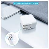 For iPad Charger, [ Apple MFI Certified ] 10FT Long for iPad Chargers Lightning Cord Cable Fast Charging USB Wall Charger Block Foldable Plug for iPad7/ 8/9 Generation,iPadAir,iPadMini, iPadPro,iPhone