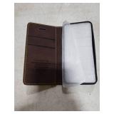 Cracedily for iPhone 5 / iPhone 5S / iPhone SE (2016) Case, Flip Wallet Leather Case with Card Holder Magnetic Closure Shockproof Kickstand Protective Phone Cases Cover for iPhone 5S,Coffee