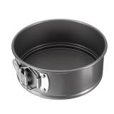 uxcell 6 Inch Springform Pan Nonstick Cake Pan with Removable Bottom Round Leakproof Cake Baking Pans Molds for Baking, Cheese Cakes, Pizza, Biscuits, Black 1pcs