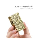 Constantine Lighter, Carved Vintage Oversized Heavy Armor Style Gold Petrol Kerosene St Benedict Metal Lighter for Collect Men, Dad, Husband Gift