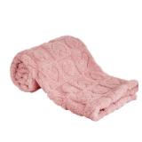 Yurhap Fleece Baby Blanket Heart Checkered Blanket, Ultra Soft Cozy Baby Blankets for Girls Boys, Fluffy Infant Toddler Newborn Receiving Blankets for Crib Stroller 30x40 (Dark Pink)