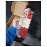 Lineshading 4 Pcs Winter Table Decoration Wooden Snowman Christmas Tiered Tray Decor Red Buffalo Plaid Block Signs Snowman Table Centerpiece Farmhouse Winter Decoration for Home Kitchen Shelf