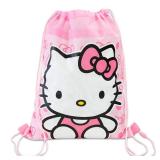 Hello Kitty Party Favor Bags Set - Bundle with Hello Kitty Drawstring Bags for Kids and Stickers | Sanrio Birthday Party Supplies