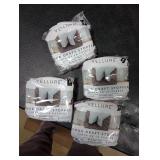 4pk Vellure Door Draft stoppers for Bottom of Door - New Premium Door Sweep/Door Seal Strip (Save Energy installs Quickly and Easily) Door Weather Stripping, Ideal for Keeping Out Cold (5x39 White)