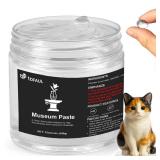 1DFAUL 12 oz Exhibits Fixing Gel for Museum, Removable Clear Museum Paste Putty Wax, Reusable & No Residue, Fixed Collection Artifacts and Decorations to Prevent Vibration, Falling