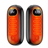 Hand Warmers Rechargeable - Electric Hand Warmers 2 Pack with Dual-Sided Heating for 15Hrs Warmth, LED Display & Flashlight, Hunting Essentials, Gifts for Christmas Man Women Raynauds Golf