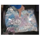 eBoot 3 Pcs Winter Door Banner - ICY-Inspired Blue Purple Snowflake Door Frame with PVC Rope, Polyester Home Hanging Banner Outdoor Indoor Wall Decor for ICY Birthday Wonderland Party Supplies