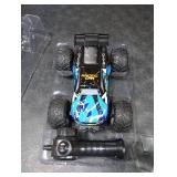 Rcjoyou Remote Control Car, 2WD Off-Road Rc Truck, 20 KM/H All-Terrain RC Cars with Headlights & Body Lights, 2.4GHz, 2 Batteries, Remote Control Car for Boys 4-7 8-12, Gift Toys for Boys Girls