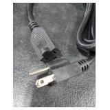 Kanayu 5 Pcs 10 ft Black 3 Prong Extension Cords, [ul Listed] 13a 125v 1625w, Indoor Outlet Extender Male and Female Power Cables, Flexible for Home, Garden, Office and Christmas Lights Decorations