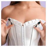 BDSM Nipple Toys Adjustable Metal Nipple Clamps, Nipple Clamps Sexual Pleasure Tools for Women Couples, Nipple Clips Breast Flirting Stimulation, Nipple Rings BDSM Adult Sex Toys Bondage Wellness