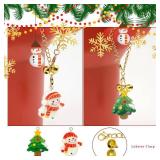 LBU BULK Christmas Straw Toppers for Stanley Cup Accessories 10mm Reusable Silicone Straw Cover Cap + Handle Charms for 40/30/20 Oz Tumbler Drinking Straw Tip Lids for Xmas Party Christmas Gifts