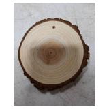 5ARTH Natural Wood Slices - BULK 3.5-4 inches Craft Unfinished Wood kit Predrilled with Hole Wooden Circles for Arts Wood Slices Christmas Ornaments DIY Crafts