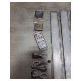 Under Cabinet Lighting Wireless,16 inch LED Motion Sensor Light Indoor, USB Rechargeable Closet Lights with Remote Control, 3 Color Temps Under Counter Lights for Kitchen, Wardrobe, Stairs, 4 Pack