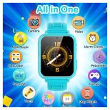 Cosjoype Kids Smart Watches Girls Boys HD Touchscreen Kids Watch with 24 Puzzle Games Camera Music Player Flashlight Alarm Clock Calculator 12/24hr Girls Watch Gift for 4-12 Year Old Boys