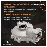 Complete Rear Differential Assembly Compatible With 1988-2000 Honda TRX300 Fourtrax 2x4, TRX300FW Fourtrax 4x4 Replaces# 41300-HM5-A10