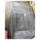 Baderke 1 Set 16 x 9.45 Chilled Serving Tray for Parties with Compartments and Lid Charcuterie Serving Board Ice Rectangle Chilled Party Platter for Seafood Vegetable Fruit Shrimp Cocktail (Gold)